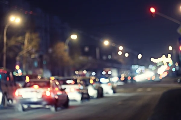 Nachtverkehr — Stockfoto