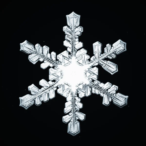 Kar tanesi kristal — Stok fotoğraf