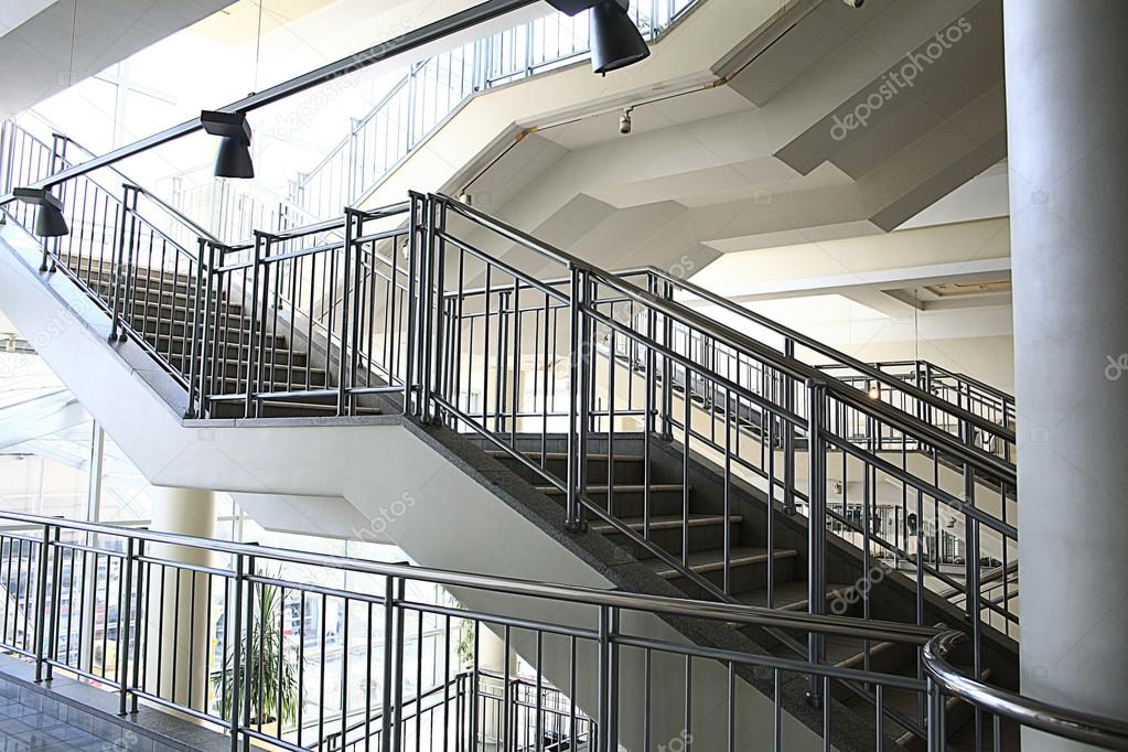 Stairs in a modern building