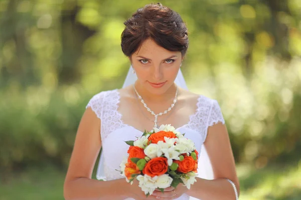 Retrato de noiva — Fotografia de Stock