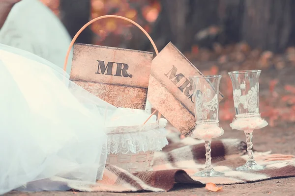 Bröllop dekorationer — Stockfoto