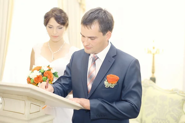 Casamento casal — Fotografia de Stock