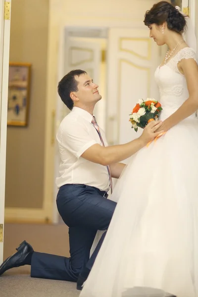 Bride and groom — Stock Photo, Image