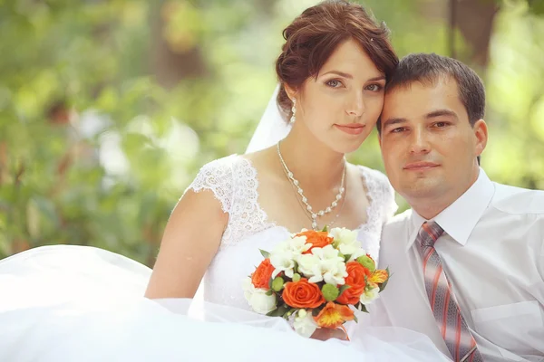 Casamento casal — Fotografia de Stock