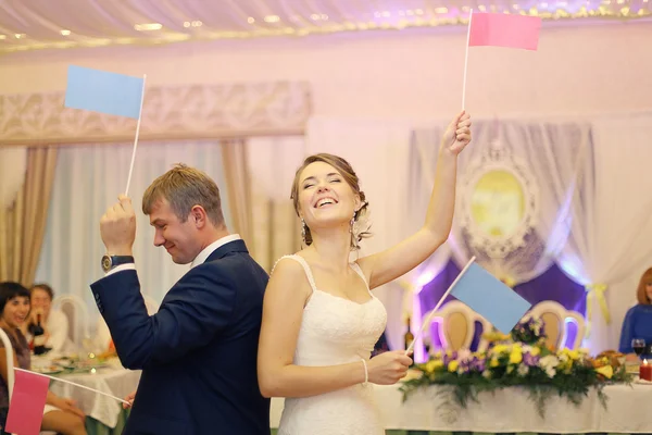 Newlyweds dancing — Stock Photo, Image