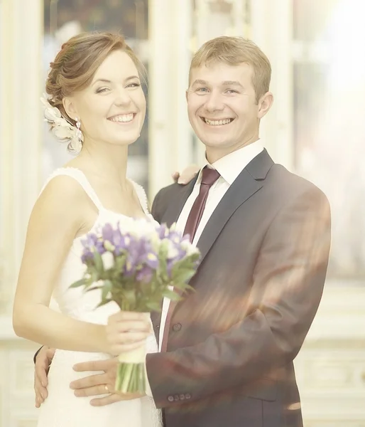 Nya merried par — Stockfoto