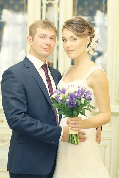 Nya merried par — Stockfoto