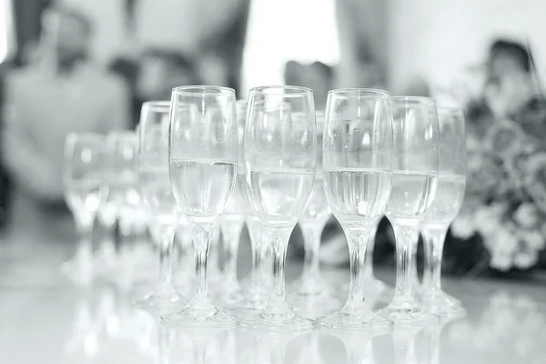 Glasses at wedding — Stock Photo, Image