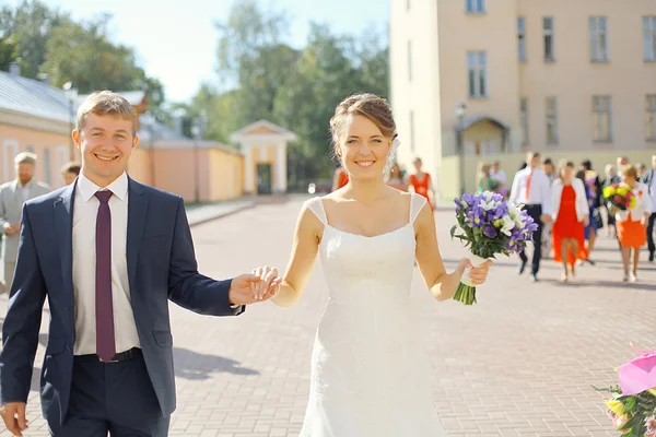 結婚式のカップル — ストック写真