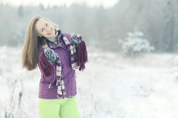 Woman  winter portrait — Stock Photo, Image