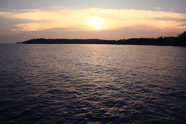 Playa del Mar al atardecer — Foto de Stock