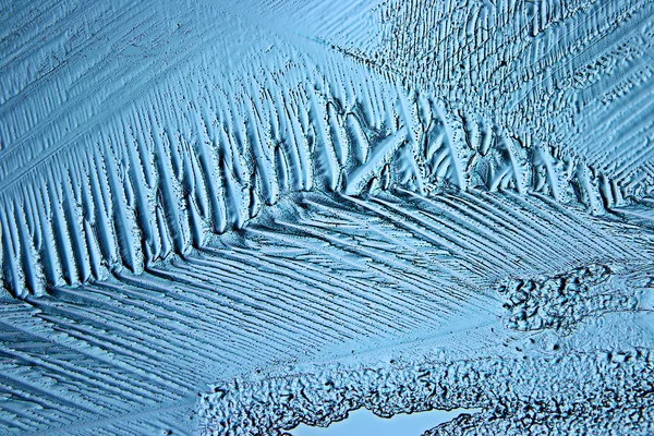 Fundo de textura de gelo azul — Fotografia de Stock