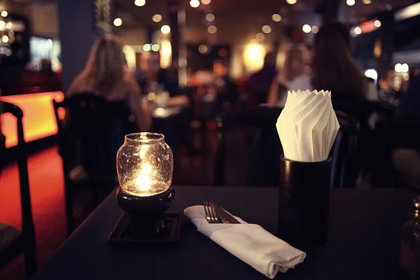 Ristorante di lusso interno — Foto Stock