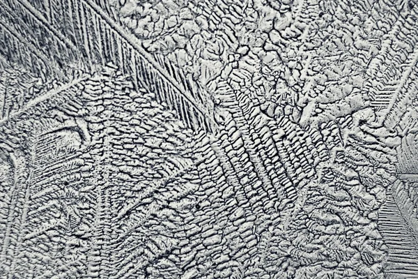 Texture monochrome de glace, givre — Photo