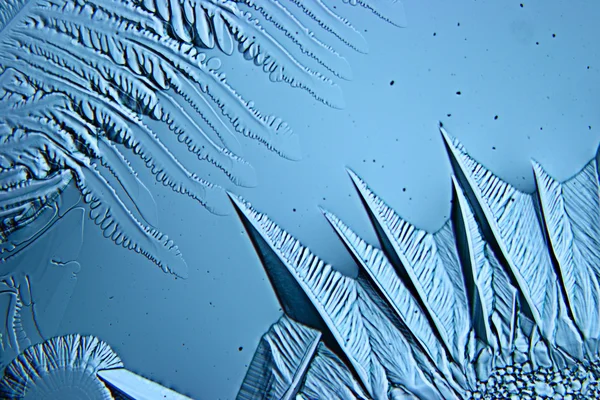 青い氷テクスチャ背景 — ストック写真