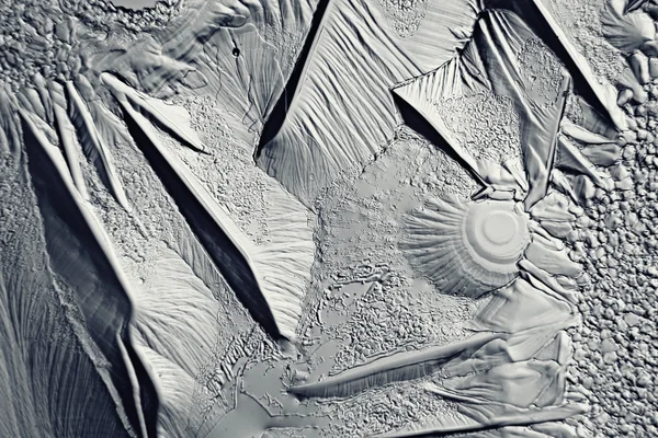 Monochrome texture of ice, frost — Stock Photo, Image