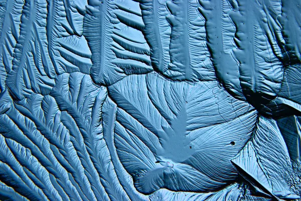Latar belakang tekstur es biru — Stok Foto