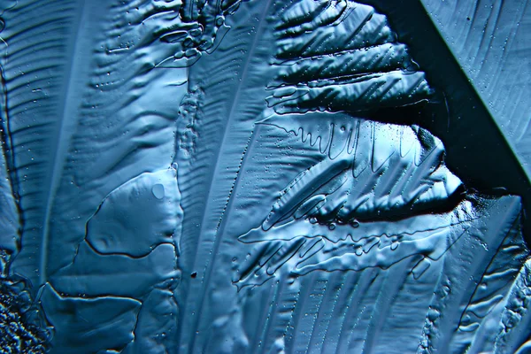 Niebieski lód tekstura tło — Zdjęcie stockowe