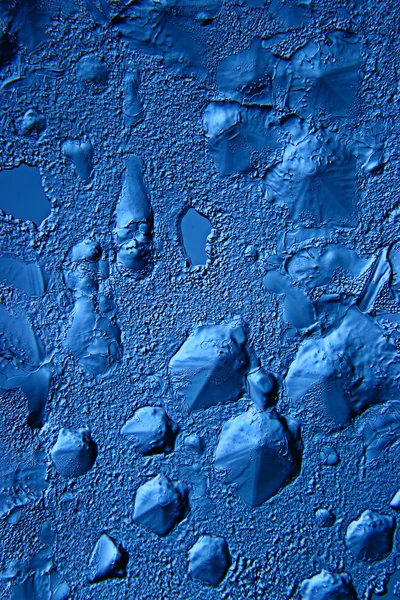 Fond texture glace bleue — Photo