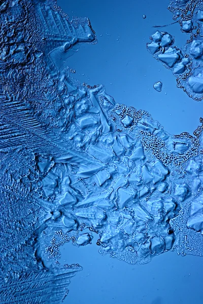 Fundo de textura de gelo azul — Fotografia de Stock