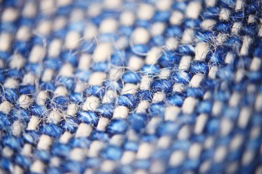 Mavi tekstil arkaplanı