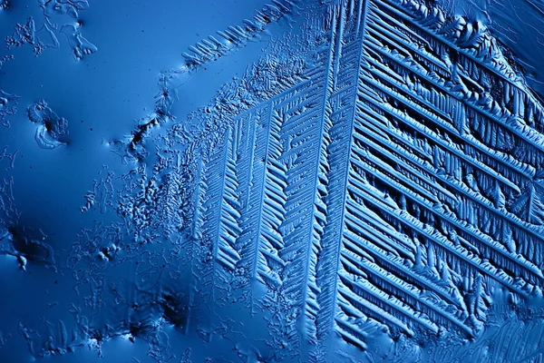 Fundo de textura de gelo azul — Fotografia de Stock