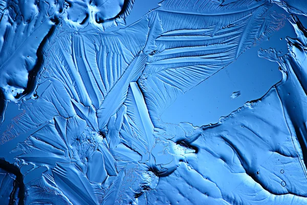 Fondo de textura de hielo azul —  Fotos de Stock