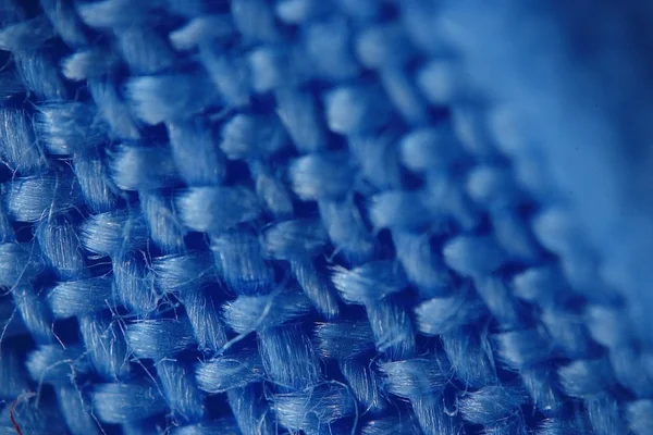 Fundo têxtil azul — Fotografia de Stock
