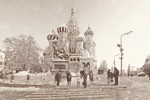 Cathedral of Saint Basil i Moskva — Stockfoto