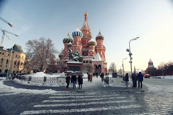 Basilikum-Kathedrale in Moskau — Stockfoto