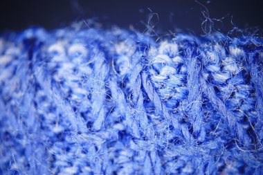 Mavi mikro fiber doku