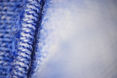 Mavi mikro fiber doku