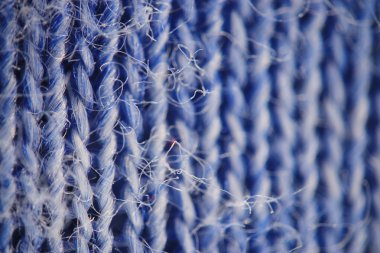 Mavi mikro fiber doku