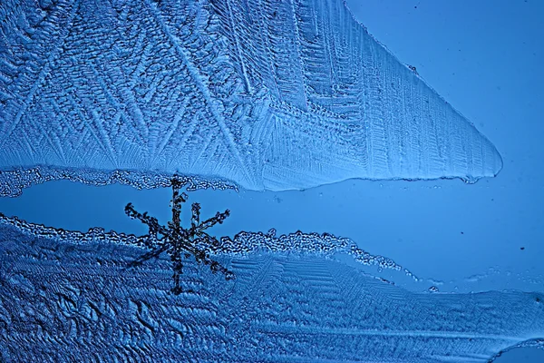 冷たい氷のテクスチャ — ストック写真