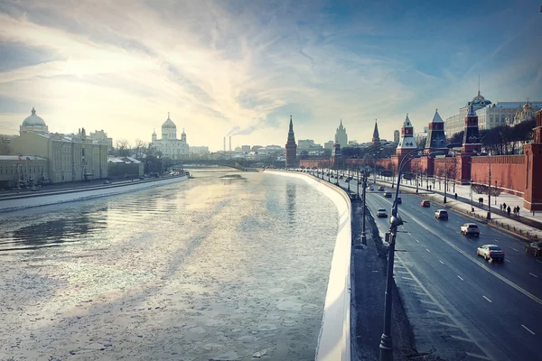 Moskva Kreml panorama — Stockfoto
