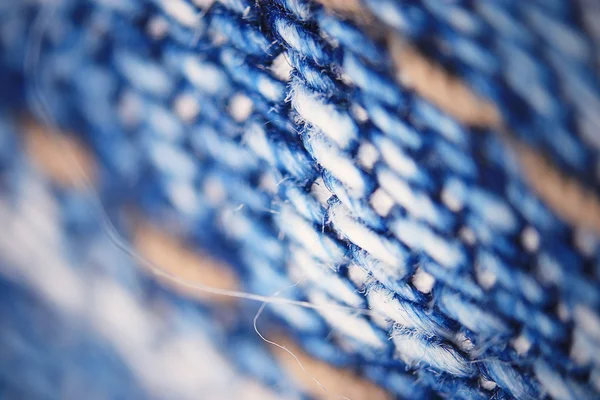 Textura de micro fibra azul — Foto de Stock