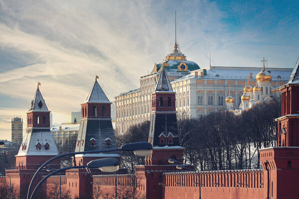 Панорама Московского Кремля
