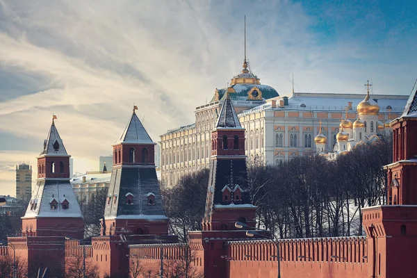 Moskevský Kreml panorama — Stock fotografie