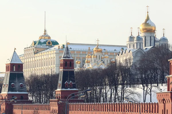 Kremlin van Moskou panorama — Stockfoto