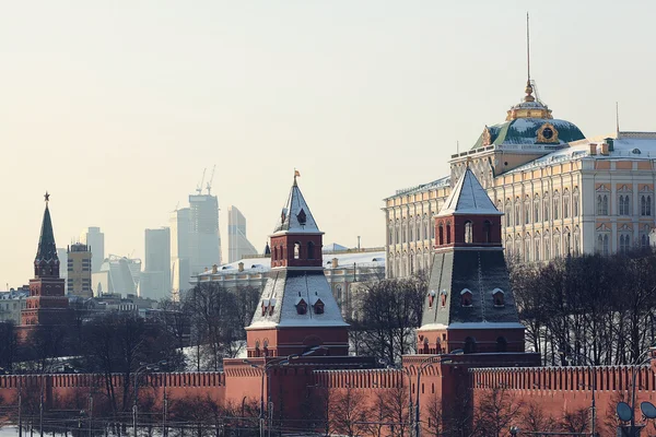 Moskevský Kreml panorama — Stock fotografie