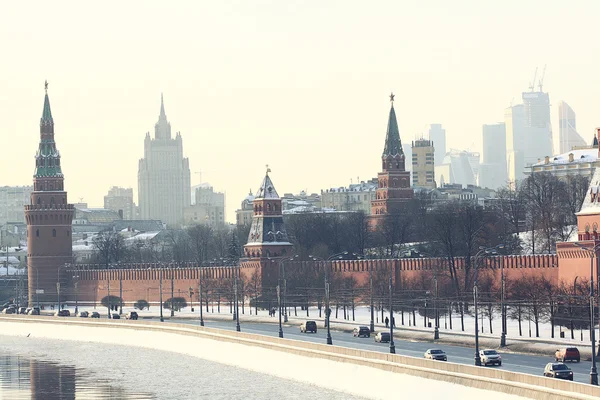 Московський кремль Панорама — стокове фото