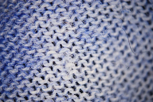 Texture micro fibre bleue — Photo