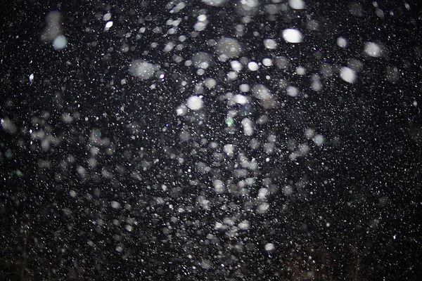 Λευκό βροχή πέφτει φόντο — Φωτογραφία Αρχείου