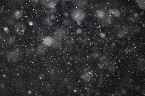 Lluvia blanca cae fondo — Foto de Stock