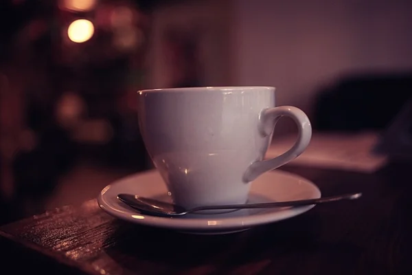 Teetasse im Café — Stockfoto