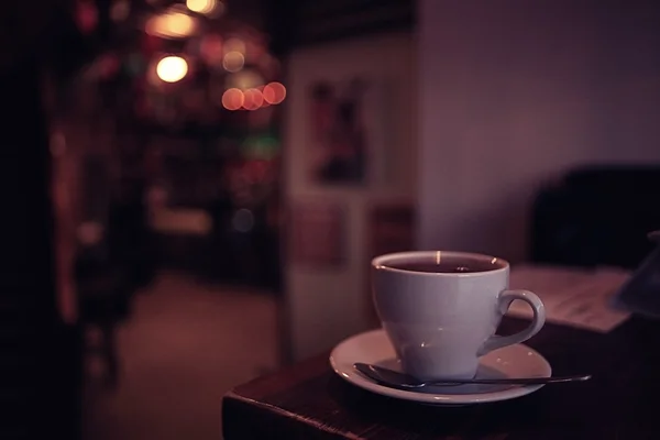 Tazza di tè in caffè — Foto Stock