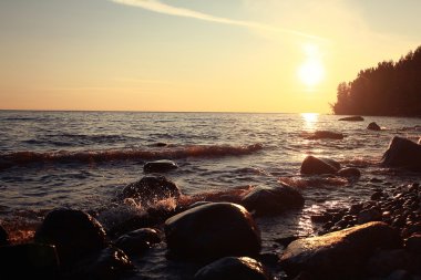 Golden sunset Beach