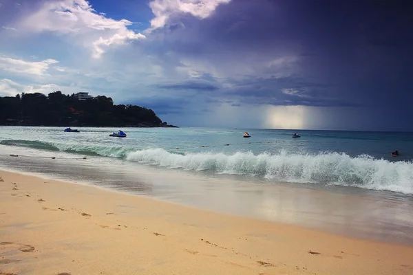 Surf at  sea beach — Stock Photo, Image