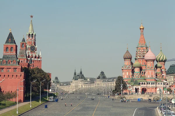 Moscovo Vista do Kremlin — Fotografia de Stock