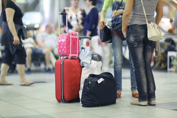 Пассажиры аэропорта Москвы
